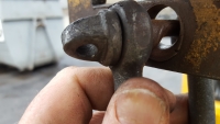 Worn Shackle Pin